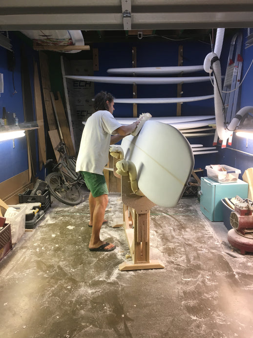 My Surfboard:  First Shaping