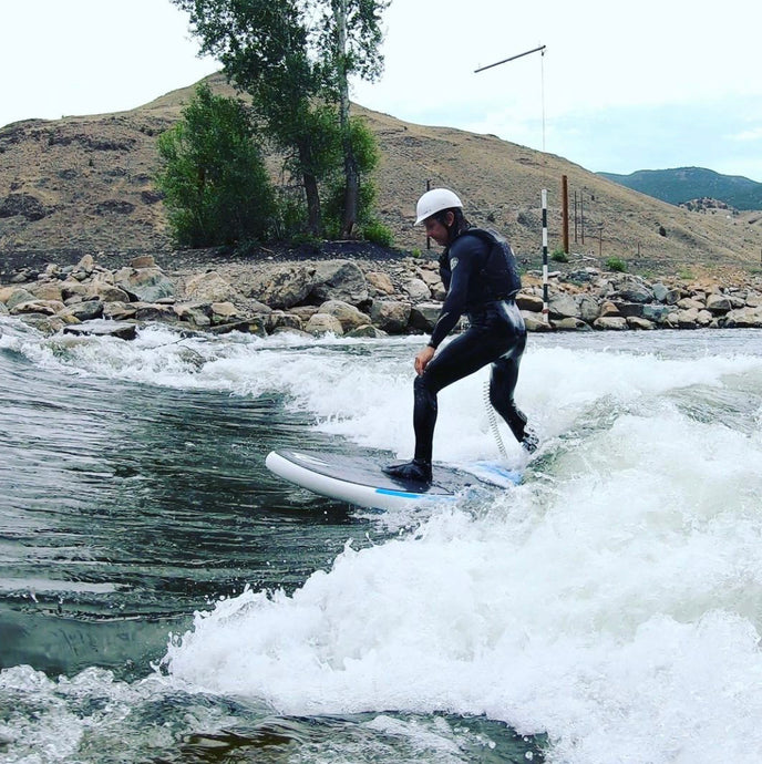 First Time:  Arkansas River Surfing